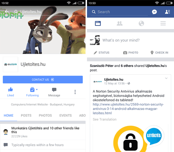 Facebook Apk letöltés ingyen